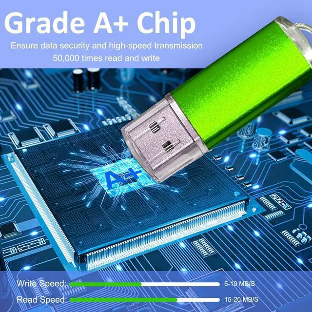 Alt view image 2 of 5 - Nicepicten USB Drive 2GB USB 2.0 Flash Drive Bulk 20 Pack Thumb Drive Green Zip Drive USB Jump Drive Multipack Memory Stick Pendrive Bulk Flash Drive 2GB Ideal for Events & Office Shared Data Storage