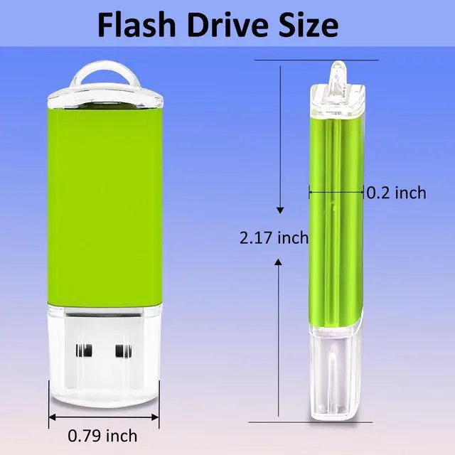 Alt view image 5 of 5 - Nicepicten USB Drive 2GB USB 2.0 Flash Drive Bulk 20 Pack Thumb Drive Green Zip Drive USB Jump Drive Multipack Memory Stick Pendrive Bulk Flash Drive 2GB Ideal for Events & Office Shared Data Storage