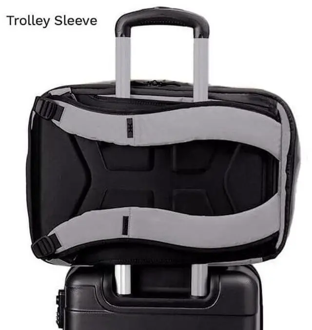 Alt view image 5 of 5 - Knack Small Series 2 Laptop Backpack Fits up to 16 Inch Laptops - Knack Bags Carry-On Backpack, TSA Approved, Expandable Travel Backpacks With 2 Day Outfit Capacity, Alloy Gray