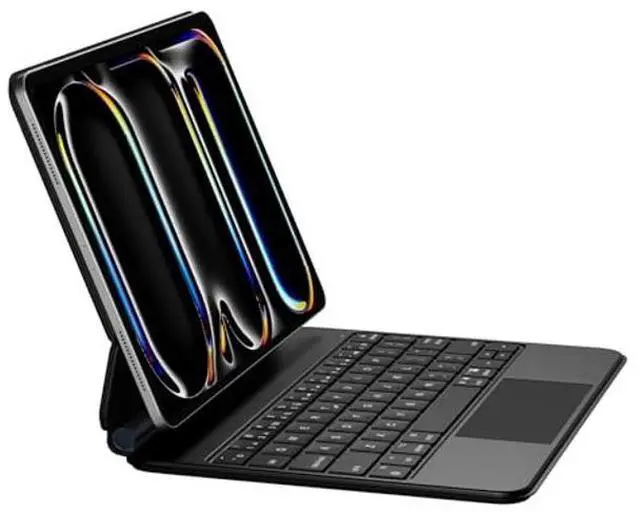 Main image of Magic Keyboard Case for iPad Air 11'' M2 2024 & iPad Pro 11'' 1st-4th Gen - Slim 1.28lbs Magnetic Trackpad Keyboard with 7-Color Backlight & 135deg Floating Stand for iPad Air 10.9'' 4th/5th Gen