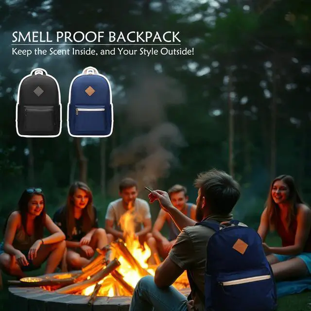 Alt view image 2 of 5 - ROUXIN Basic Laptop Backpack for Women,Water proof Nylon Bookbag for Men with 16 inch Laptop Sleeve, 18L Smell Proof Bag
