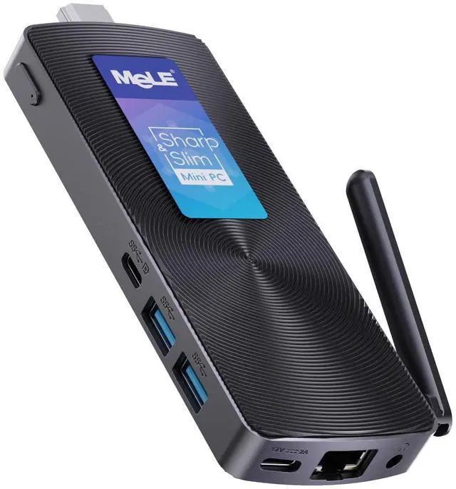 Main image of MeLE Fanless Mini PC Stick PCG02,12th N100 8GB 256GB,Mini Desktop Computer Stick,Support 4K HDMI,PXE Unlocked Bios, Micro PC Auto Power on Industry IoT Media Business Office Digital Signage Linux