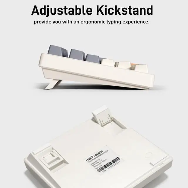 Alt view image 5 of 5 - SIKAI CASE Mechanical Number Pad, 34 Key GATERON Hot Swappable Numpad Wired USB C Numeric Keypad with PBT Keycaps White Backlit Adjustable Keypad for Laptop, MacBook,PC Desktop(White Backlit)