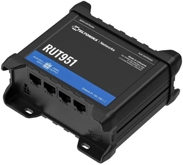 Alt view image 2 of 4 - Teltonika RUT951 (EU) 4G LTE Router, W128116250