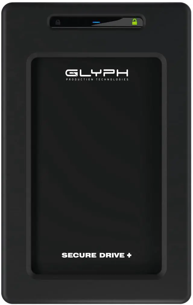 Main image of Glyph SecureDrive+ 5TB Professional Encrypted Rugged Mobile Hard Drive with Bluetooth