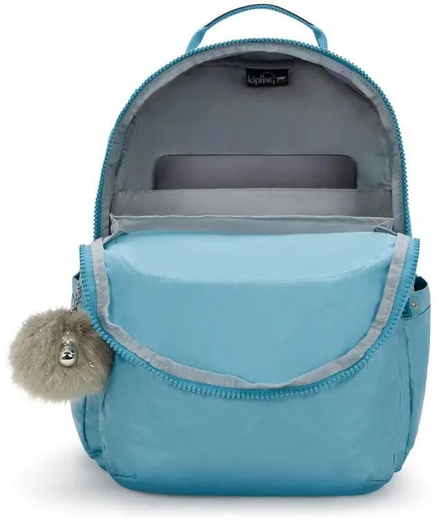 Alt view image 3 of 5 - Kipling Women's Seoul 15" Laptop Backpack, Durable, Roomy with Padded Shoulder Straps, Built-In Protective Sleeve