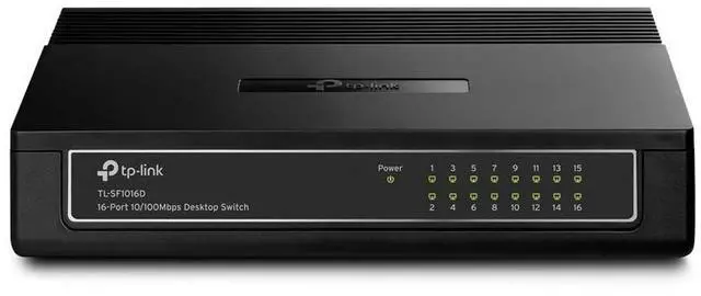 Main image of TP-Link 2KA4926 TL-SF1016D 16-Port 10/100Mbps Desktop Switch, 3.2Gbps Capacity