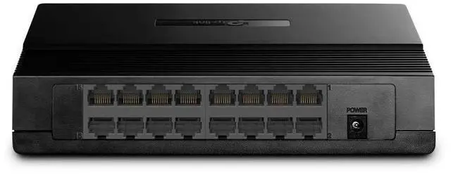 Alt view image 3 of 5 - TP-Link 2KA4926 TL-SF1016D 16-Port 10/100Mbps Desktop Switch, 3.2Gbps Capacity