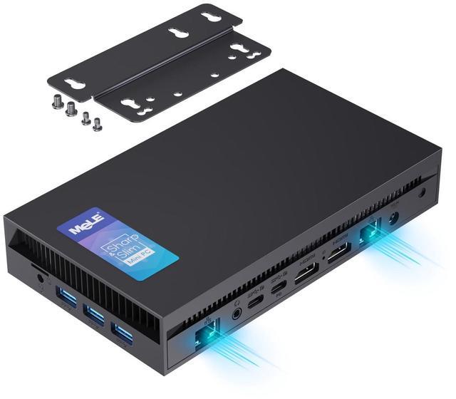 Main image of MeLE Overclock X5 Core i5-12450H (8C/12T, up to 4.4GHz) Ultrathin Mini PC 32GB DDR4 512GB SSD, Mini Desktop Computer with 2x HDMI + 2x USB-C 4K Quad Display, Dual LAN 1G+ 2.5G LAN, 2.4/5GHz WiFi BT5.2