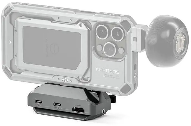 Main image of Tilta Khronos Quick Release USB-C Hub (Space Gray) - HDMI Ports | Audio Monitoring | Secure Arca Mount | Versatile High-Speed Performance for SSD Drive