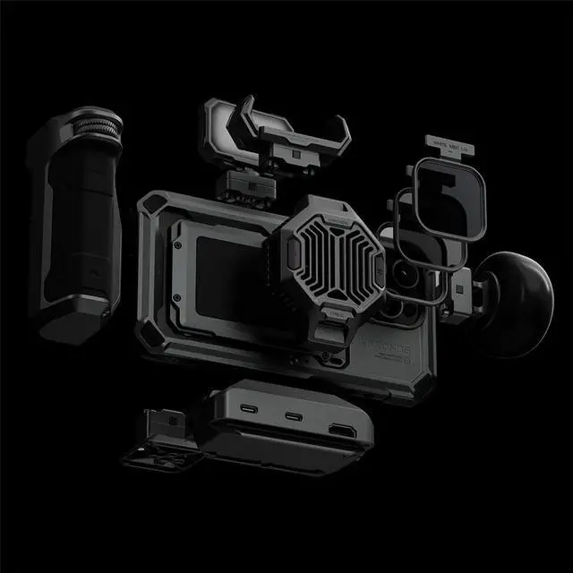 Alt view image 3 of 5 - Tilta Khronos Quick Release USB-C Hub (Space Gray) - HDMI Ports | Audio Monitoring | Secure Arca Mount | Versatile High-Speed Performance for SSD Drive