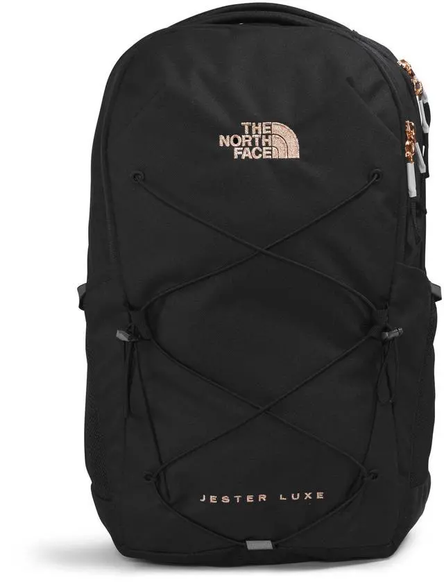 Main image of THE NORTH FACE Women's Every Day Jester Laptop Backpack, TNF Black/Burnt Coral Metallic, One Size