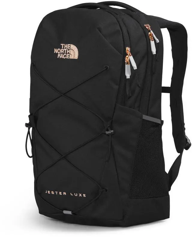 Alt view image 2 of 5 - THE NORTH FACE Women's Every Day Jester Laptop Backpack, TNF Black/Burnt Coral Metallic, One Size