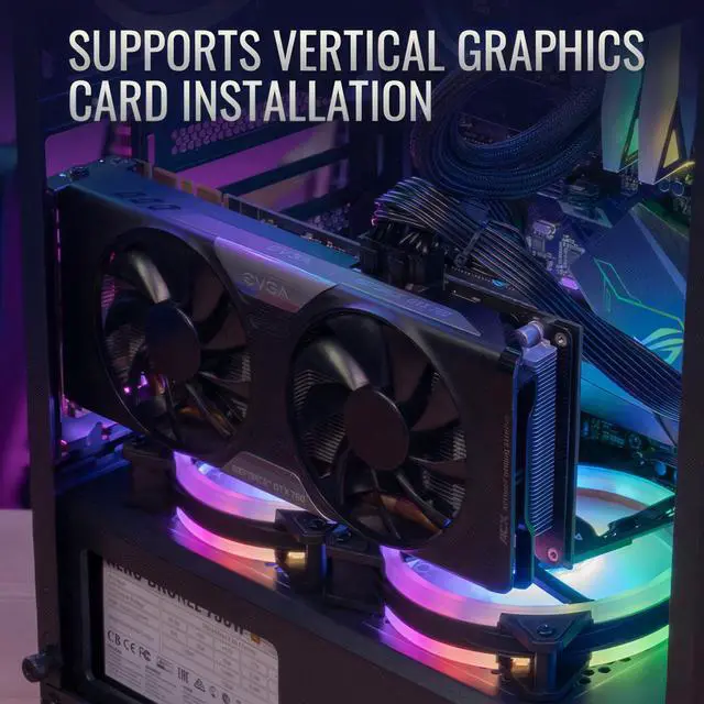 Alt view image 3 of 5 - AeroCool Prism G V2 FRGB Medium Tower Case (Black)