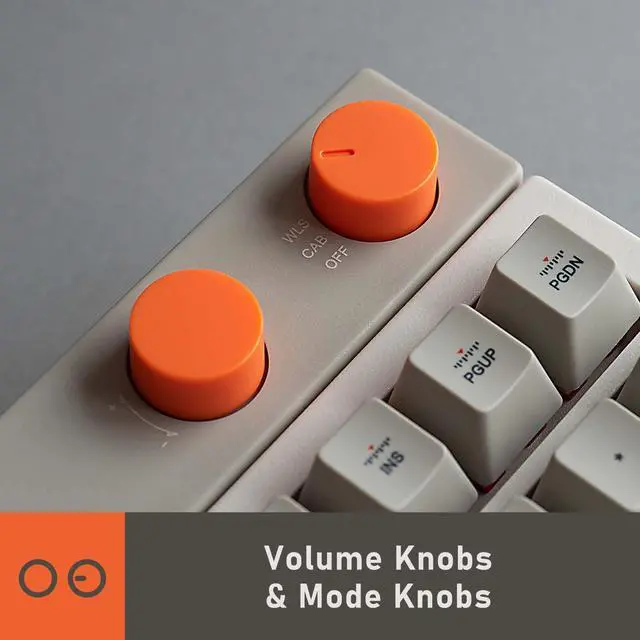 Alt view image 2 of 5 - LOFREE Block Wireless Mechanical Keyboard, 98 Keys Rechargeable Hot-swappable Keyboards with 3 Types Connection for Windows, Mac OS/Rero knobs for Volume Control, Mode Shift, eyeable Panels 2025