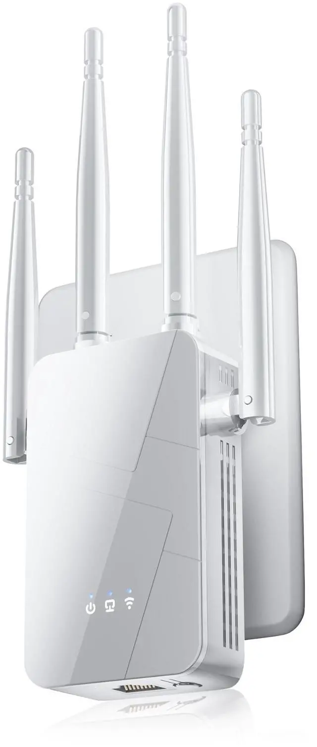 Main image of 2025 WiFi Extender Signal Booster - up to 10000 sq.ft Coverage, Wireless Booster - Long Range Internet Repeater, WiFi Booster and Signal Amplifier w/Ethernet Port, 1-Tap Setup