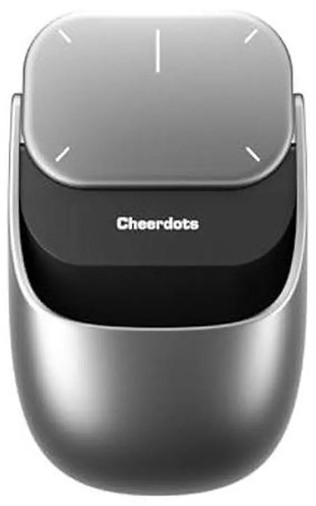 Main image of Cheerdots2 Bluetooth Detachable Air Mouse Touchpad Mouse with Voice Recording, Presentation Clicker Wireless Presenter Presentation Remote with Laser Pointer for Mac, Windows (Basic, Silver)