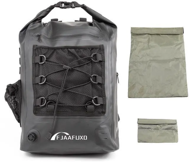 Main image of FJAAFUXD Faraday Backpack EMP Proof Military Grade, 30L - Waterproof Laptop Backpack, EMP Signal Blocking, Protect Against Tracking, Spying & Hacking Data and Devices, RFID Blocking Bag