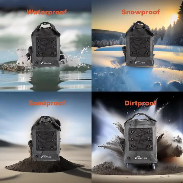 Alt view image 4 of 5 - FJAAFUXD Faraday Backpack EMP Proof Military Grade, 30L - Waterproof Laptop Backpack, EMP Signal Blocking, Protect Against Tracking, Spying & Hacking Data and Devices, RFID Blocking Bag