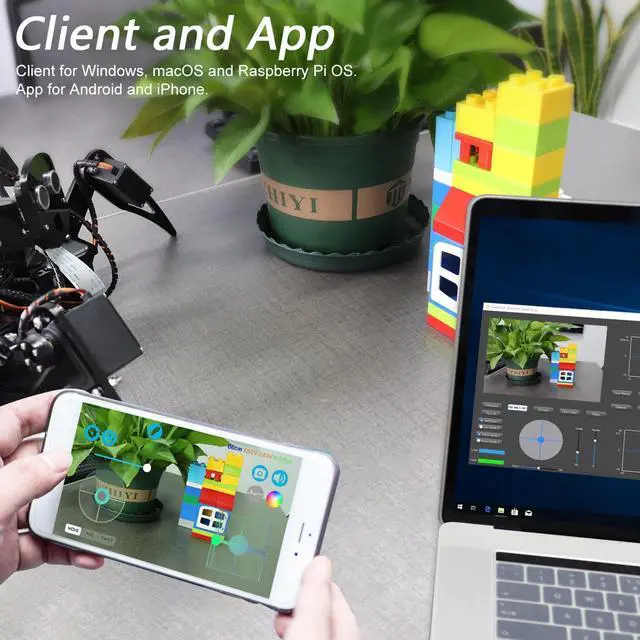 Alt view image 5 of 5 - Freenove Big Hexapod Robot Kit for Raspberry Pi 5 4 B 3 B+ Zero 2 W, Walking, Self Balancing, Face Recognition, Ultrasonic Ranging, App Control, Camera, Servo (Raspberry Pi NOT Included)