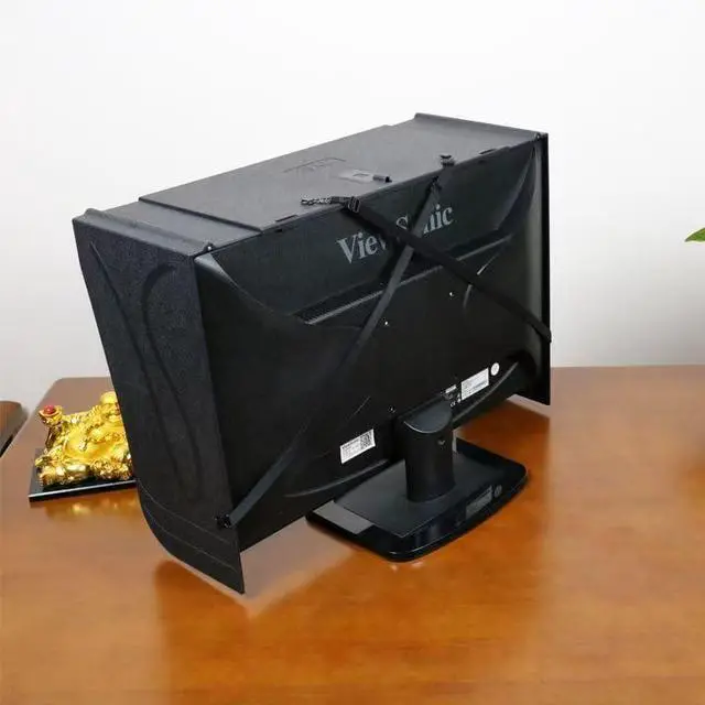 Alt view image 5 of 5 - 17-27 inch Monitor Hood,Suitable for Dell HP Viewsonic Philips Samsung EIZO NEC ASUS ACER BENQ AOC Lenovo, Suitable for Monitor Frame Width of 41-71cm