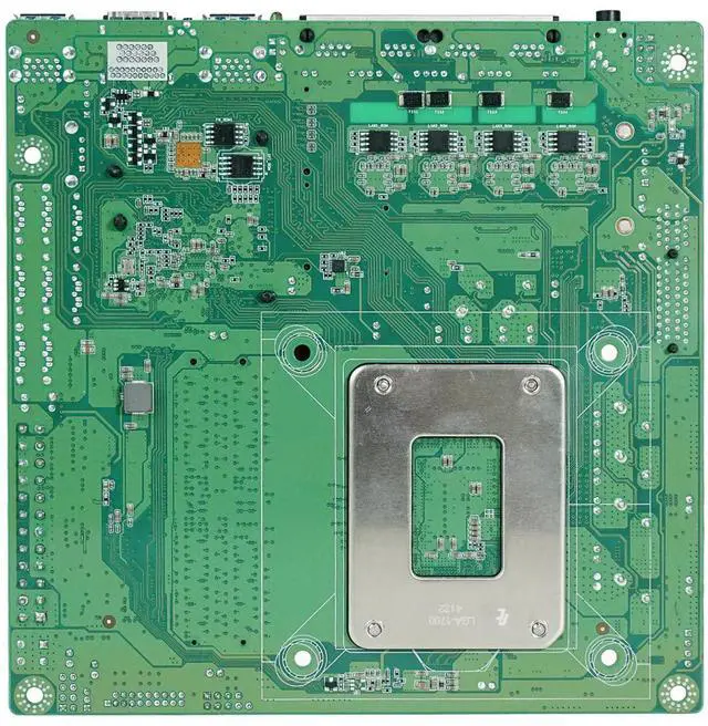 Alt view image 4 of 5 - HKUXZR B760 NAS Motherboard is Suitable for Processor 12/13/14 Generation CPU |2X M.2 NVMe|8X SATA3.0|4X Intel 2.5G Network Port 17 * 17cm Soft Router ITX Mainboard