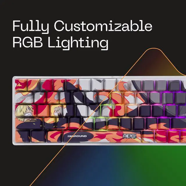 Alt view image 5 of 5 - Higround One Piece x HG Performance B65 Keyboard - Sanji