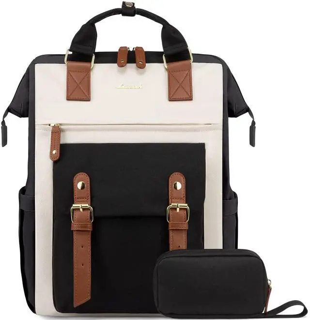 Main image of LOVEVOOK Extra Large Travel Laptop Backpack for Women, 18 Inch Work Backpack Purse, Teacher Business Computer Bag Weekender Backpack with Luggage Strap, Doctor Nurse Bags College Backpack