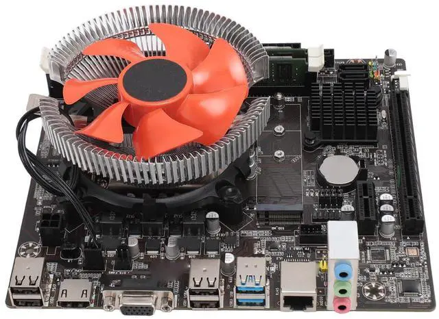 Main image of B75 Motherboard CPU Set, Motherboard CPU Combo with Cooling Fan, I5-3470 CPU, DDR3 Channel, LGA 1155, PCI E M.2 NVME/NGFF, SATA, USB 2.0/3.0, RJ45, VGA & , 3 Phase Power