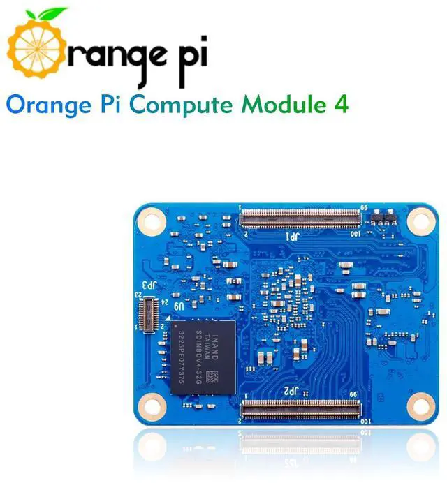 Alt view image 5 of 5 - Orange Pi CM4 8G64GB RK3566 Quad Core 64 Bit Single Board Computer, Compute Module 4 with 64GB eMMC 1.8 GHz Frequency Wi-Fi & Bluetooth 5.0 Integrated RKNN NPU AI Accelerator (CM4 8G64G)