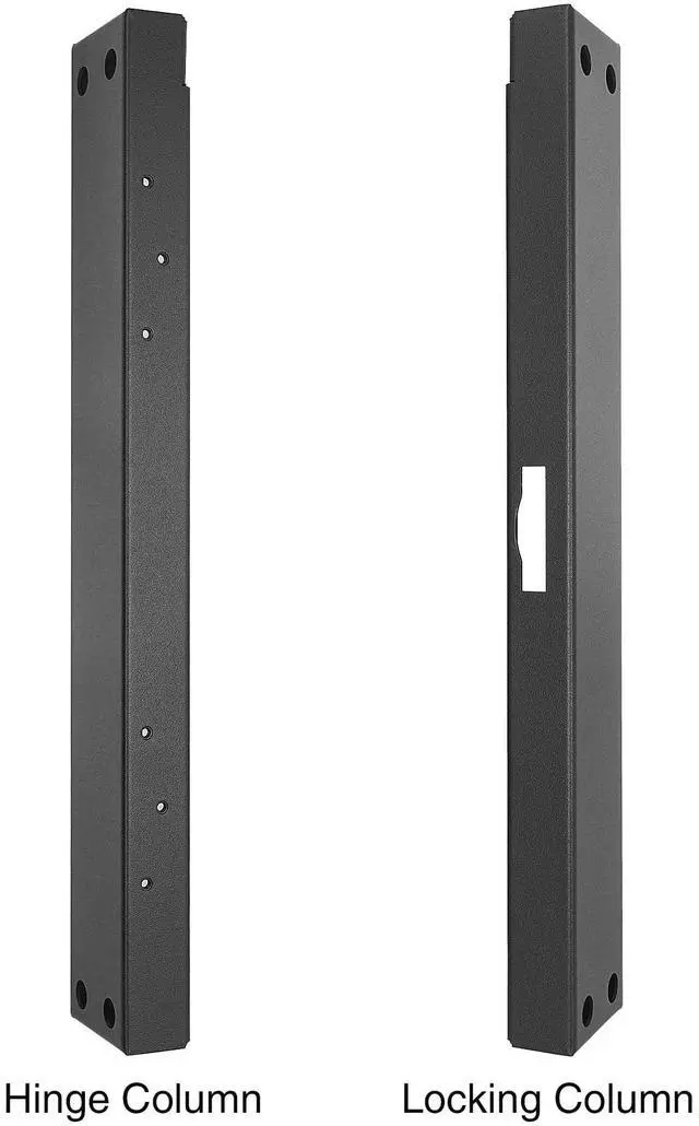 Alt view image 5 of 5 - Sound Town Server Rack Doors, for STRK-M8U Server Rack (STRK-DS8U)