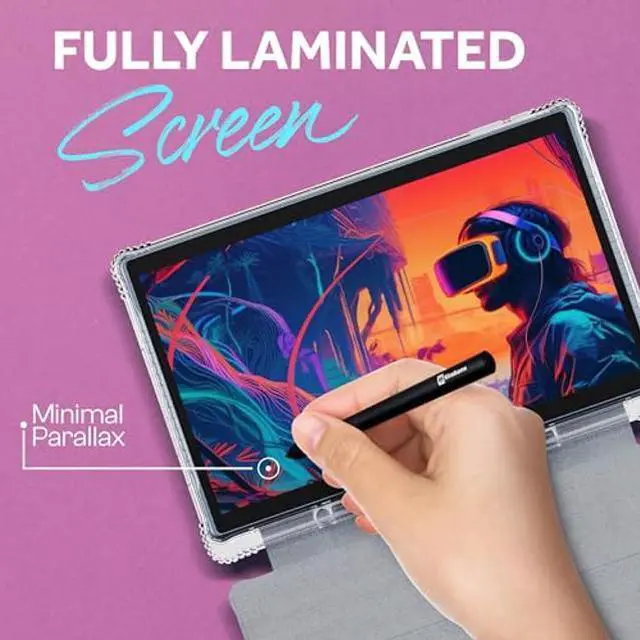 Alt view image 4 of 5 - X14 Largest Standalone Drawing Tablet * PicassoTab * No Computer Needed * Pro Drawing Apps & Tutorials * 14 Inch Screen * Stylus Pen * Portable * Best Gift for a Digital Graphic Artist * PCX14