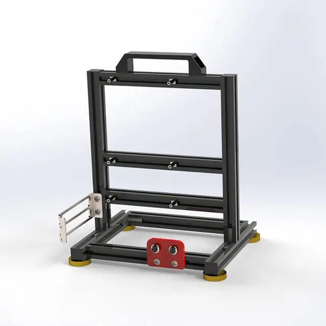 Alt view image 4 of 5 - PC Test Bench Open Air Computer Case UMATX MATX Motherboard Chassis Aluminum Bracket DIY Bare Frame ATX Support 120 240 360 Liquid Cooling MATX