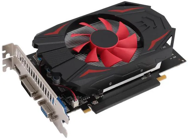 Main image of GTX1050 Gaming Graphics Card, 2GB DDR5 128bit Computer Graphics Card 2560x1600, PCIE 2.0 X16 Desktop PC Graphics Video Card with Single Fans, Low Noise and Quiet Work