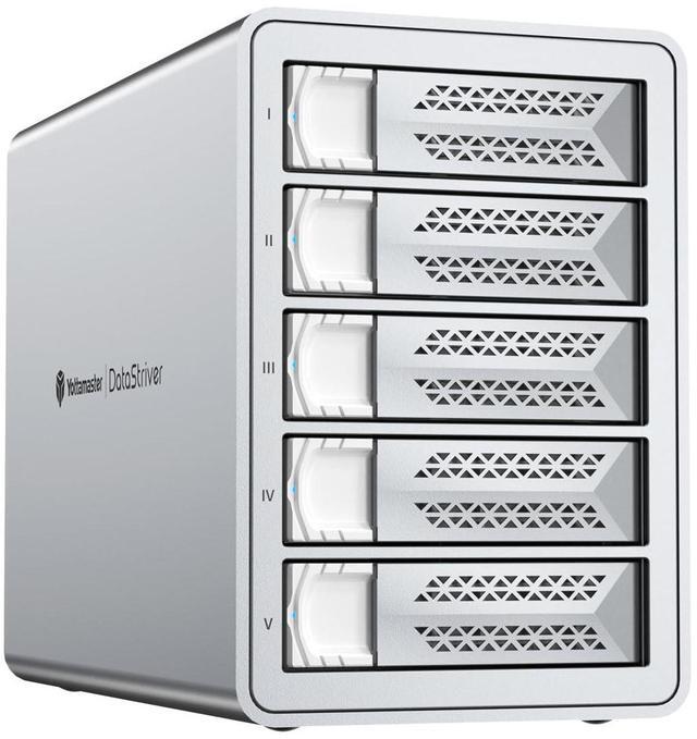Main image of Yottamaster VN500RU3 5 Bay RAID Hard Drive Enclosure, Aluminum USB3.0 5 Bay RAID Enclosure DAS for 2.5" & 3.5" SATA HDD/SSD, Support 110TB (5x22TB), RAID 1, RAID 5, RAID 10, JBOD (Diskless)