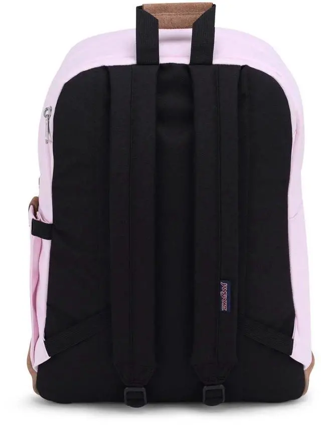 Alt view image 2 of 5 - JanSport Right Pack Premium Backpack - Durable Daypack with Padded 15" Laptop Sleeve, Spacious Main Compartment & Integrated Water Bottle Pocket, Pink Ice