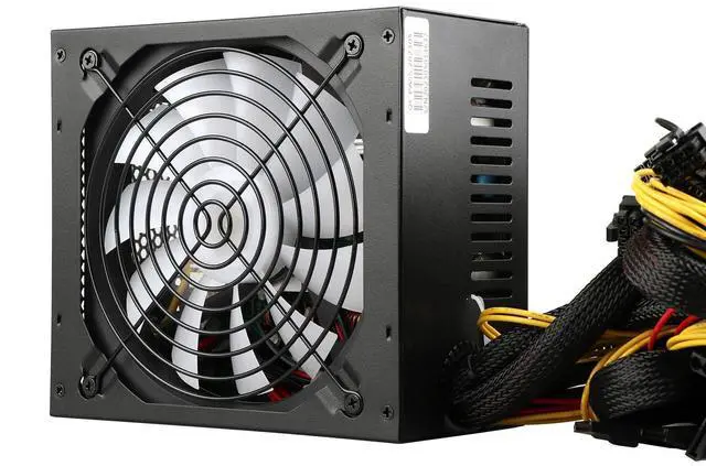 Alt view image 5 of 5 - 1250W Power Supply PCIE 5.0 ARGB Gaming PSU Standard ATX Form Factor Non Modular Full Voltage 100-240V Active PFC with 20+4Pin for Desktop PC Server