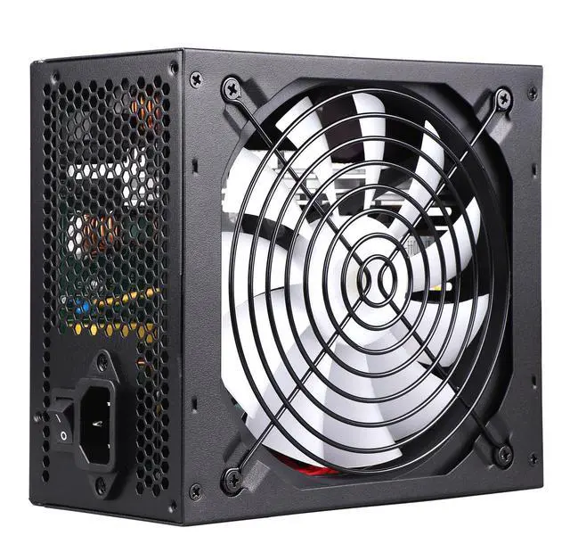 Alt view image 4 of 5 - 1250W Power Supply PCIE 5.0 ARGB Gaming PSU Standard ATX Form Factor Non Modular Full Voltage 100-240V Active PFC with 20+4Pin for Desktop PC Server