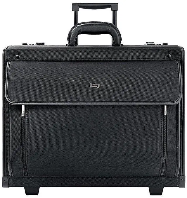 Alt view image 4 of 5 - Solo Classic Collection 16 Inch Laptop Rolling Catalog Case, Black (PV78-4)