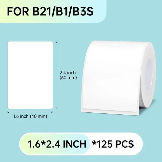 Alt view image 4 of 5 - NIIMBOT B21 Green Label Maker and 2 Rolls Tape Bundle