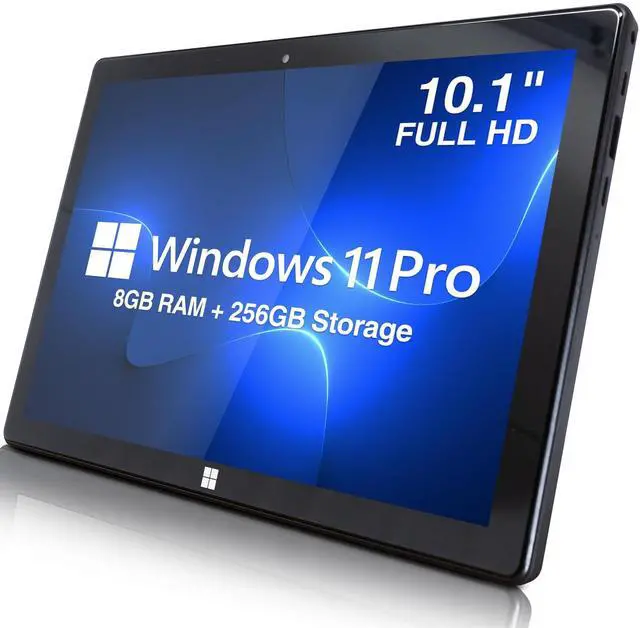 Main image of Fusion5 10.1" Windows 11 Professional Tablet PC - Ultra Slim Full HD Windows Tablet Computer - 8GB RAM, 256GB M.2 SSD, 10 Inch Display, 5G WiFi, Intel Quad-Core CPU, USB 3.0, Micro HDMI, Dual Cameras