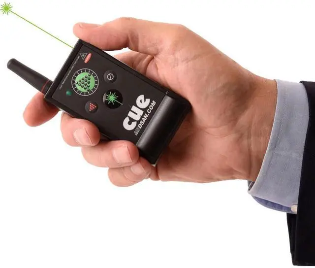 Alt view image 4 of 4 - DSAN PerfectCue Micro Ultra Compact Cue Light Remote Presentation Controller with PC-AS4 3-Button & Green Laser Wireless Transmitter