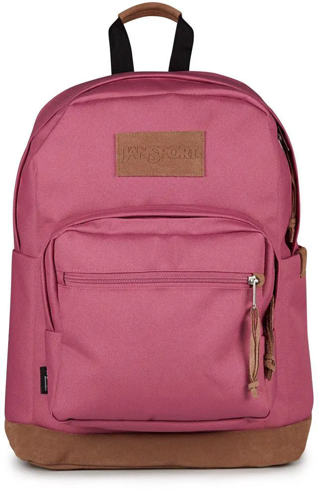 Main image of JanSport Right Pack Premium Backpack - Durable Daypack with Padded 15" Laptop Sleeve, Spacious Main Compartment & Integrated Water Bottle Pocket, Mauve Haze