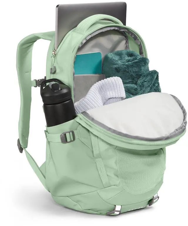 Alt view image 5 of 5 - THE NORTH FACE Women's Recon Everyday Laptop Backpack - PFAS Free, Misty Sage Dark Heather/Meld Grey-NPF, One Size