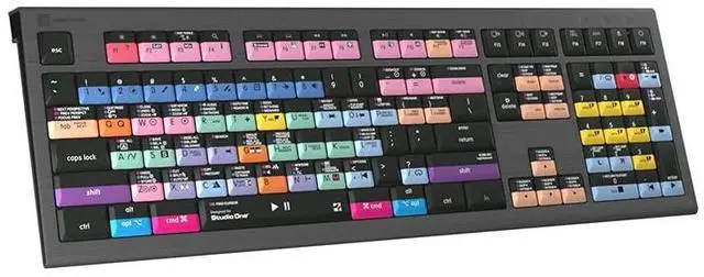 Alt view image 4 of 5 - Logickeyboard Backlit 'Astra2' Designed for use with Studio One on Mac * p/n LKB-PSO3-A2M-US