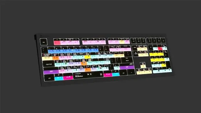 Alt view image 5 of 5 - Logickeyboard Backlit 'Astra2' Designed for use with Studio One on Mac * p/n LKB-PSO3-A2M-US