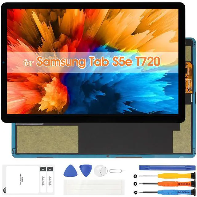 Main image of Screen Replacement for Samsung Galaxy Tab S5e SM-T720/T725 LCD Display Digitizer Touch Screen Assembly with Repair Kit (Black)