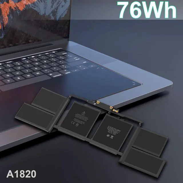 Alt view image 5 of 5 - TREE.NB A1820 Battery Replacement, A1707 Laptop Battery for MacBook Pro 15 A1707 Late 2016 / Mid 2017 EMC 3072 EMC 3162 MLH32CH/A MLH42CH/A MLW72CH/A MLW82CH/A MPTR2LL/A MPTT2LL/A 11.4V 76Wh