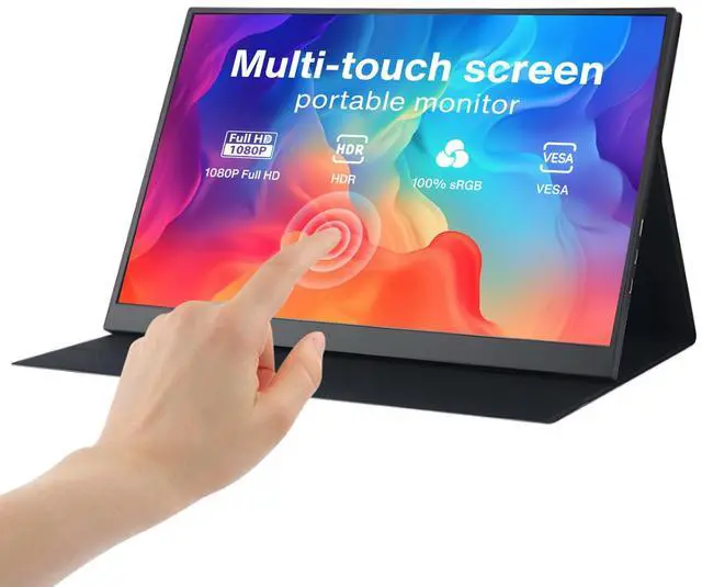 Main image of JYXCN Laptop Screen Extender 14 inch, 1080P IPS Touch Monitor for Laptop with Protect Cover, Suitable for Mac, Wins, Android, Dex (14'' 1080P)