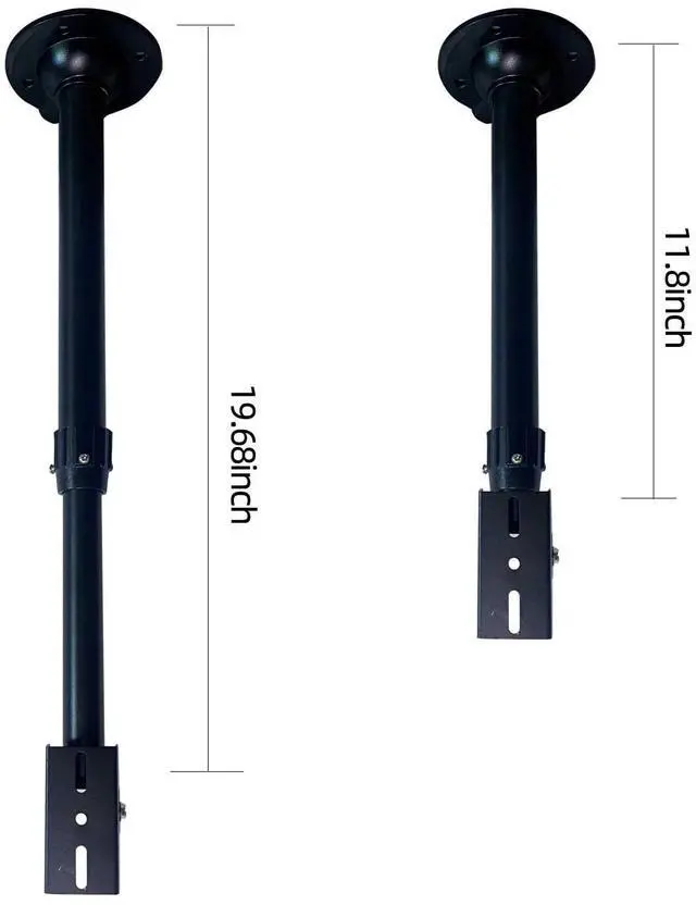 Alt view image 2 of 5 - Maximize Your 3D Hologram Fan Experience with Our Easy-to-Install Hanging Bracket - Fits 12.6 to 33.5 Inch Screens - Aluminum Construction